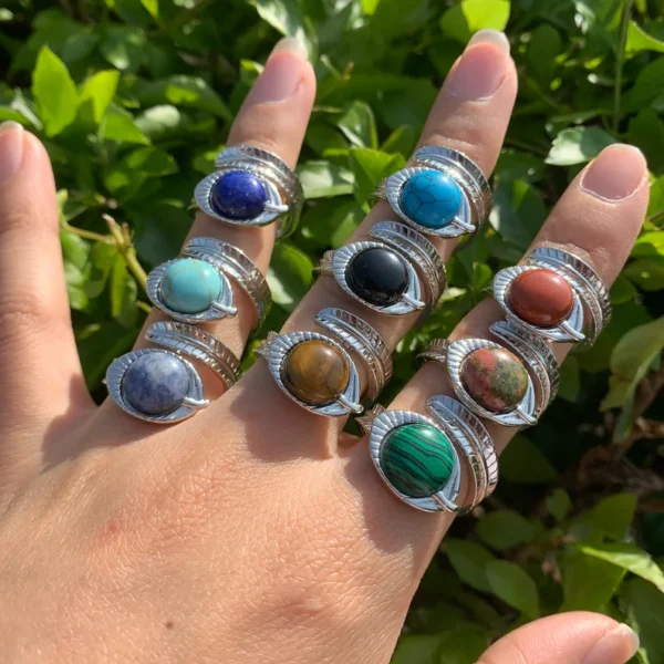 Handmade Gemstone Rings - Image 2