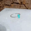 Sterling Silver Oval Turquoise Ring - Image 5