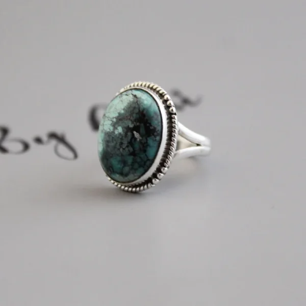 Boho Turquoise Ring - Image 2