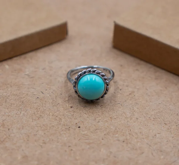 Authentic Boho-Themed Turquoise Ring