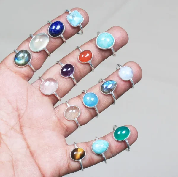 Assorted Crystal Rings