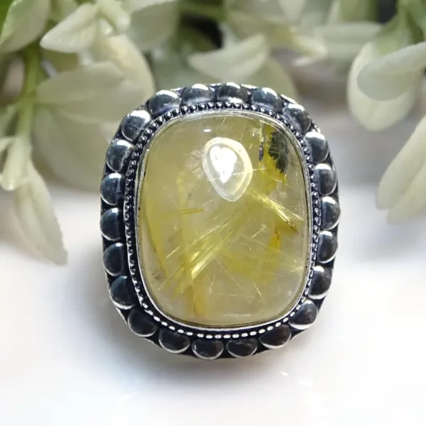 Golden Rutile Gemstone