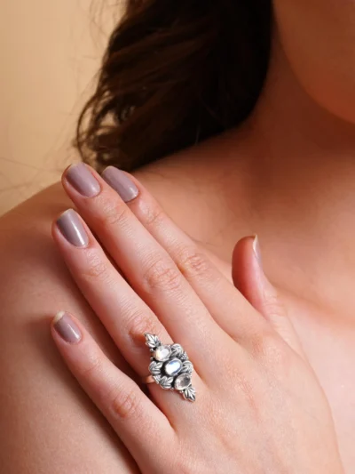 Handmade Amethyst Gemstone Ring