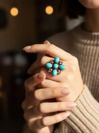 Handmade Sterling Silver Turquoise Ring